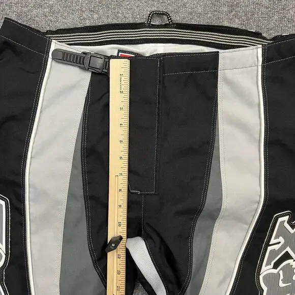 VTG Fox Racing 180 Pants Mens 42 Black Gray Motocross MX Off Road Riding Gear